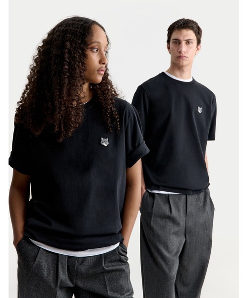 Maison Kitsune(メゾンキツネ)の「FOX HEAD COMFORT TEE-SHIRT(Tシャツ/カットソー・メンズ・ブラック/ネイビー/グレー/ホワイト/グリーン系その他/サックスブルー/ライトベージュ/ライトオリーブ/グリーン系その他2・XL/L/M/S/XS)」の21枚目の写真