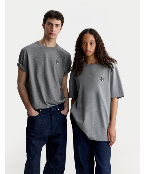 Maison Kitsune(メゾンキツネ)の「FOX HEAD COMFORT TEE-SHIRT(Tシャツ/カットソー・メンズ・ブラック/ネイビー/グレー/ホワイト/グリーン系その他/サックスブルー/ライトベージュ/ライトオリーブ・XL/L/M/S/XS)」の19枚目の写真