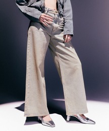 ︎X-girl ストレートワイドパンツ︎ X-girl（エックスガール）の「WIDE TAPERED PANTS（その他パンツ