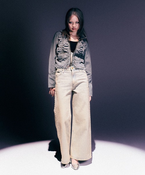 X-girl(エックスガール)の「X-girl × LEE DENIM PANTS(デニムパンツ・レディース・ライトインディゴブルー・XS/S/M)」の18枚目の写真