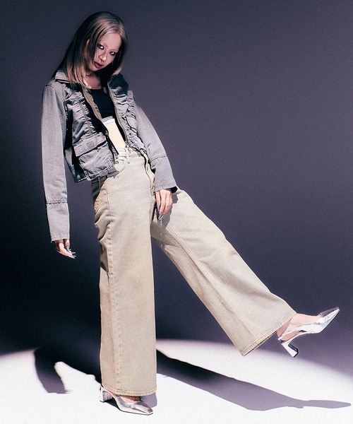 X-girl(エックスガール)の「X-girl × LEE DENIM PANTS(デニムパンツ・レディース・ライトインディゴブルー・XS/S/M)」の19枚目の写真