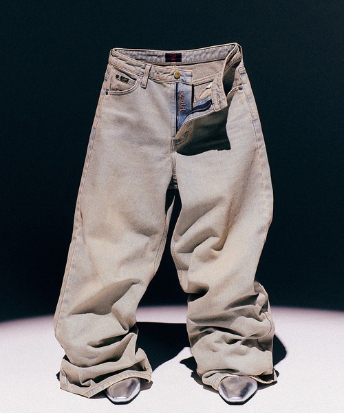Xgirl デニム X-girl ジーンズ デニム デニムパンツ FADED 2WAY WIDE LEG