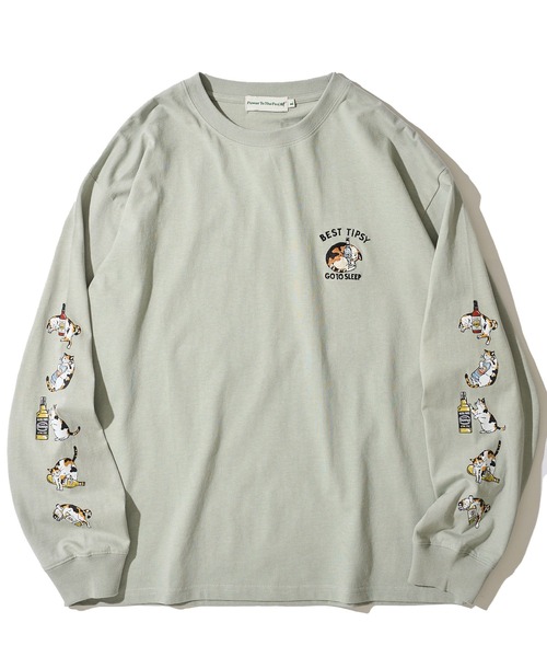 セール】【POWER TO THE PEOPLE】ネコグラフィックプリント