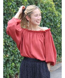 Ungrid | 楊柳オフショルボリュームブラウス(シャツ/ブラウス)
