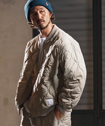 wjk reluxe（ダブルジェーケーリラックス）の「mj10960-gourd quilting MA-1 type blouson キルティングブルゾン(WR25W-04)（ブルゾン）」
