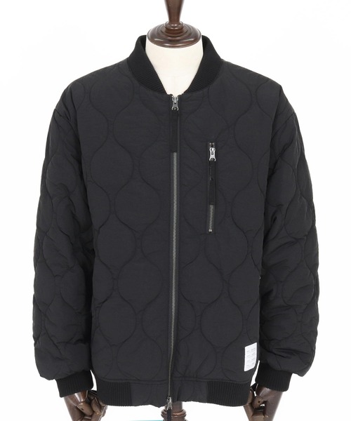 wjk reluxe(ダブルジェーケーリラックス)の「mj10960-gourd quilting MA-1 type blouson キルティングブルゾン(WR25W-04)(ブルゾン・メンズ・ブラック/グレイッシュベージュ/グレー・L/M/S)」の21枚目の写真