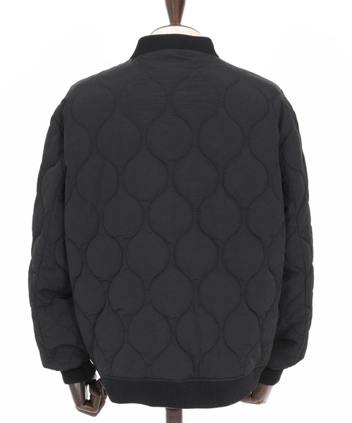 wjk reluxe(ダブルジェーケーリラックス)の「mj10960-gourd quilting MA-1 type blouson キルティングブルゾン(WR25W-04)(ブルゾン・メンズ・ブラック/グレイッシュベージュ/グレー・L/M/S)」の22枚目の写真