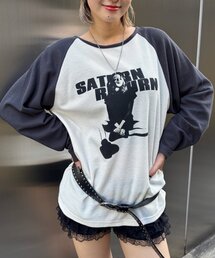 WHO'S WHO gallery | 【WEB限定】シャーロットワッフルラグラントップス(Tシャツ/カットソー)