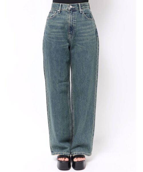 EVRIS(エヴリス)の「BACKスラッシュワイドデニムパンツ(デニムパンツ・レディース・ブラック/ライトブルー/インディゴブルー・SMALL/MEDIUM/X-SMALL)」の22枚目の写真