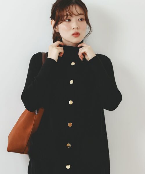 le.coeur blanc（ルクールブラン）の「TORRAZZO DONNA 別注ファーポケットベスト（ベスト・レディース・ブラック/グレー・38）」の16枚目の写真