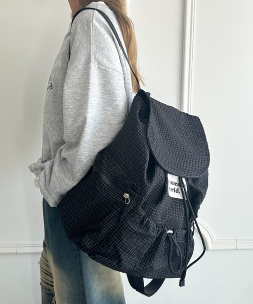 希少 ヘッドポーター リュック バックパック チェック柄 ナイロン 軽量