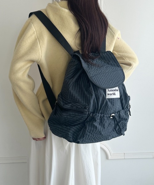 希少 ヘッドポーター リュック バックパック チェック柄 ナイロン 軽量 A4 希少 ヘッドポーター リュック バックパック チェック柄