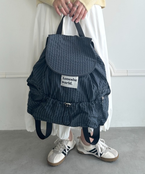 希少 ヘッドポーター リュック バックパック チェック柄 ナイロン 軽量 A4 希少 ヘッドポーター リュック バックパック チェック柄