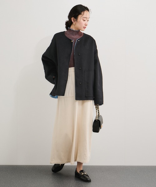 セール】ダブルフェイスショートコート（その他アウター）｜LE CERCLE