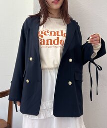 w closet | 【25AW】リボンBIGテーラードジャケット(テーラードジャケット)