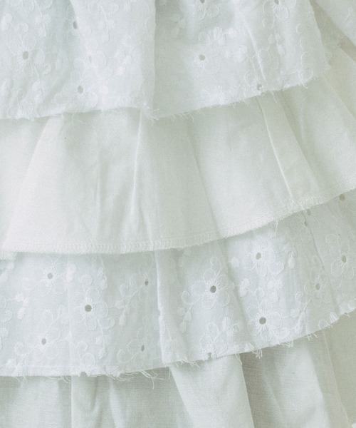 ROSE BUD(ローズバッド)の「LACE SKIRT(スカート・レディース・ホワイト/ブラック・ONE SIZE)」の8枚目の写真