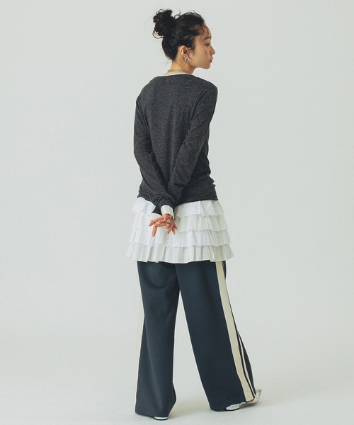 ROSE BUD(ローズバッド)の「LACE SKIRT(スカート・レディース・ホワイト/ブラック・ONE SIZE)」の18枚目の写真