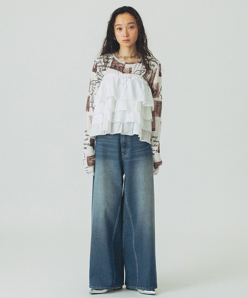 ROSE BUD(ローズバッド)の「LACE SKIRT(スカート・レディース・ホワイト/ブラック・ONE SIZE)」の22枚目の写真