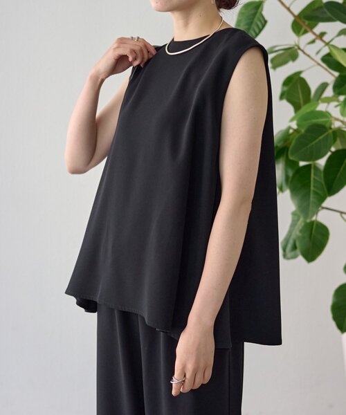 LIVETART（リヴェタート）の「ジョーゼット前後フレアブラウス（ベスト・レディース・ブラウン/ブラック・FREE）」の21枚目の写真