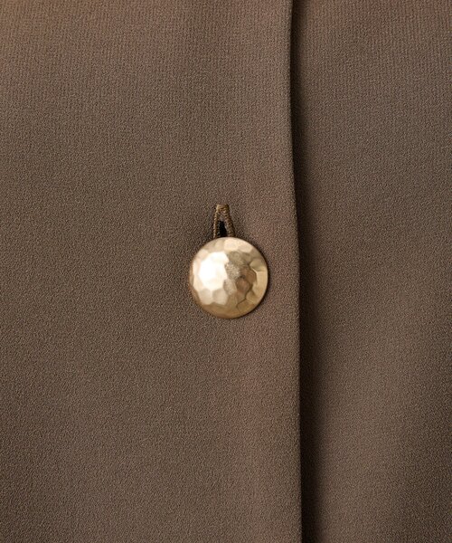 LIVETART（リヴェタート）の「ジョーゼット前後フレアブラウス（ベスト・レディース・ブラウン/ブラック・FREE）」の6枚目の写真