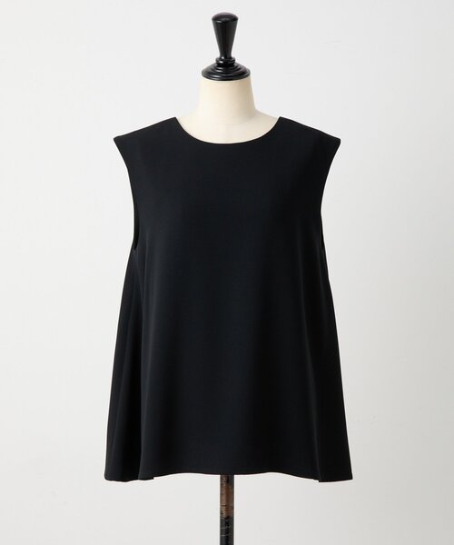 LIVETART（リヴェタート）の「ジョーゼット前後フレアブラウス（ベスト・レディース・ブラウン/ブラック・FREE）」の9枚目の写真