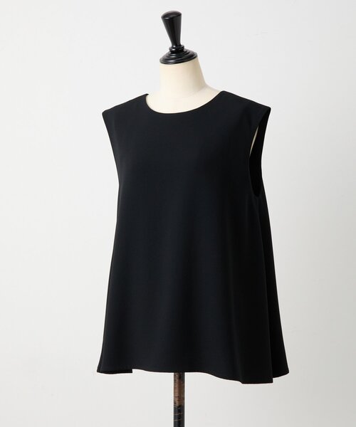 LIVETART（リヴェタート）の「ジョーゼット前後フレアブラウス（ベスト・レディース・ブラウン/ブラック・FREE）」の10枚目の写真