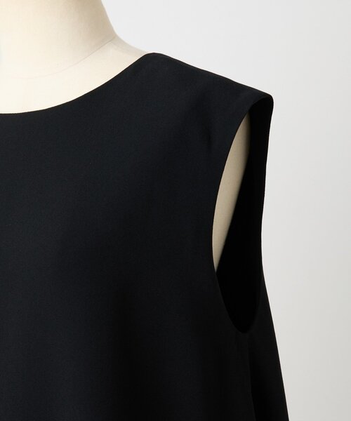 LIVETART（リヴェタート）の「ジョーゼット前後フレアブラウス（ベスト・レディース・ブラウン/ブラック・FREE）」の14枚目の写真