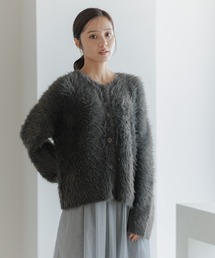 Andemiu | フェザークルーカーディガン586695(ニット/セーター)