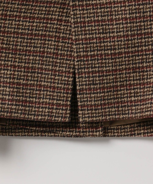 ウーリーダブルミドルチェックコート 582156（その他アウター