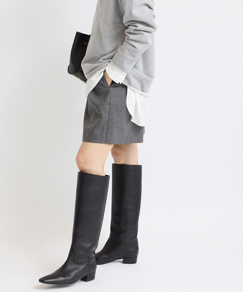 IENA(イエナ)の「《追加3》ウォッシャブルウールショートパンツ(その他パンツ・レディース・チャコールグレー/ブラック/ブラウン・36/38)」の16枚目の写真