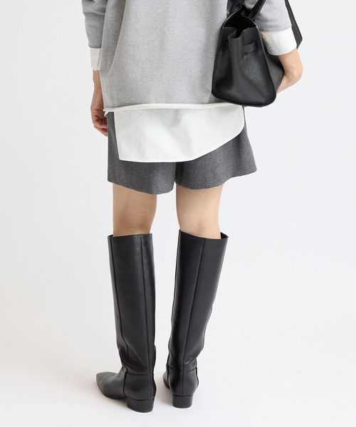 IENA(イエナ)の「《追加3》ウォッシャブルウールショートパンツ(その他パンツ・レディース・チャコールグレー/ブラック/ブラウン・36/38)」の17枚目の写真