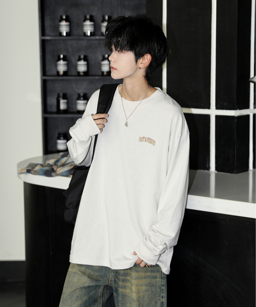 neos（ネオス）の「【neos】ルーズシルエット FAST＆FURIOUS WILD SPEED ワイルドスピード ピグメント風 プリント ロングスリーブ Tシャツ（Tシャツ/カットソー・メンズ・ホワイト系1/ホワイト系2/ブラック系2/ブラック系1・X-LARGE/LARGE/MEDIUM）」の15枚目の写真