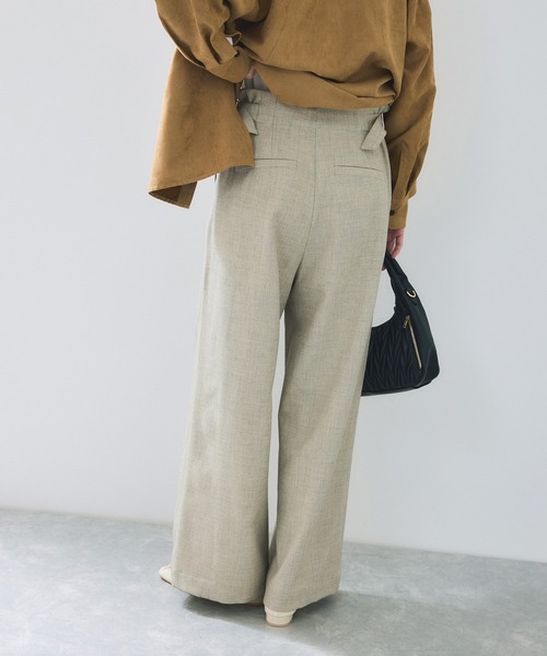 VIS(ビス)の「サスペンダー付き2WAYワイドパンツ(その他パンツ・レディース・ブラック/ベージュ系その他・S/M)」の7枚目の写真