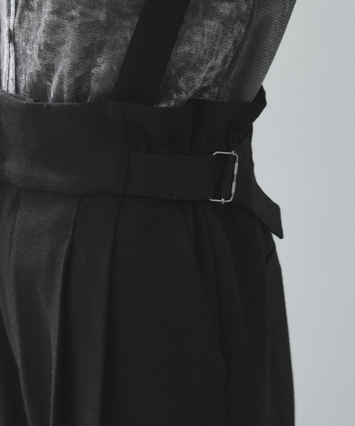 VIS(ビス)の「サスペンダー付き2WAYワイドパンツ(その他パンツ・レディース・ブラック/ベージュ系その他・S/M)」の20枚目の写真