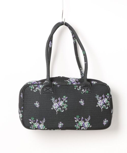 H.A.K（ハク）の「ニットジャカード　スクエアトートバッグ（トートバッグ・レディース・ブラック/ネイビー/ダークグレー/カーキ・FREE）」の2枚目の写真