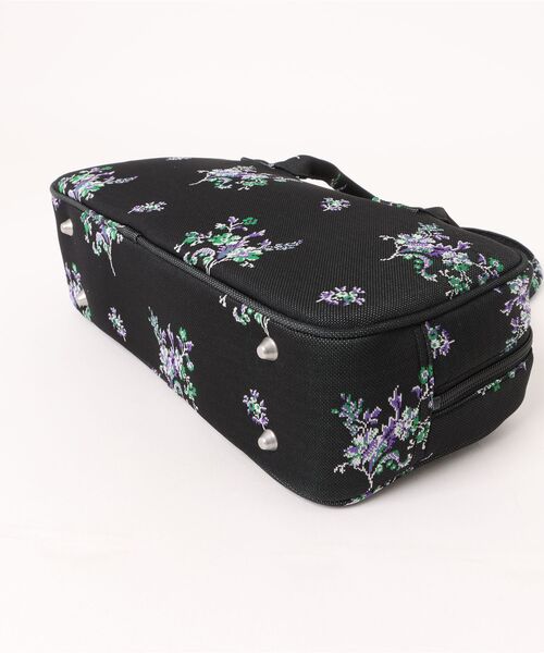 H.A.K（ハク）の「ニットジャカード　スクエアトートバッグ（トートバッグ・レディース・ブラック/ネイビー/ダークグレー/カーキ・FREE）」の6枚目の写真