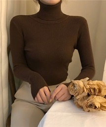 長袖 タートルネックニット インナー ニット