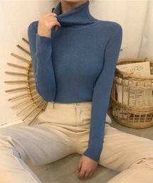 長袖 タートルネックニット インナー ニット