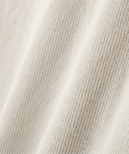 MHL.（エムエイチエル）の「DOUBLE FACE SOFT COTTON JERSEY（Tシャツ/カットソー・レディース・オフホワイト/ターコイズブルー・2）」の6枚目の写真