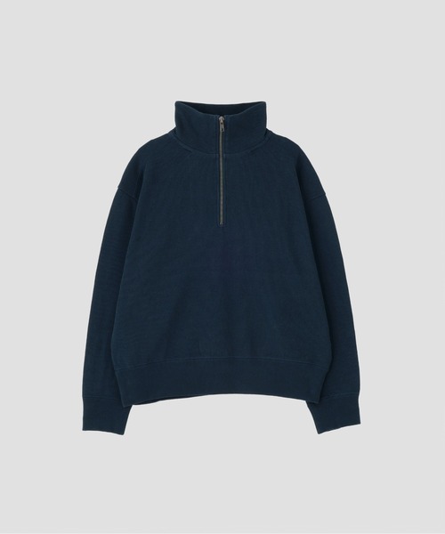 MHL.（エムエイチエル）の「DOUBLE FACE SOFT COTTON JERSEY（Tシャツ/カットソー・レディース・オフホワイト/ターコイズブルー・2）」の9枚目の写真