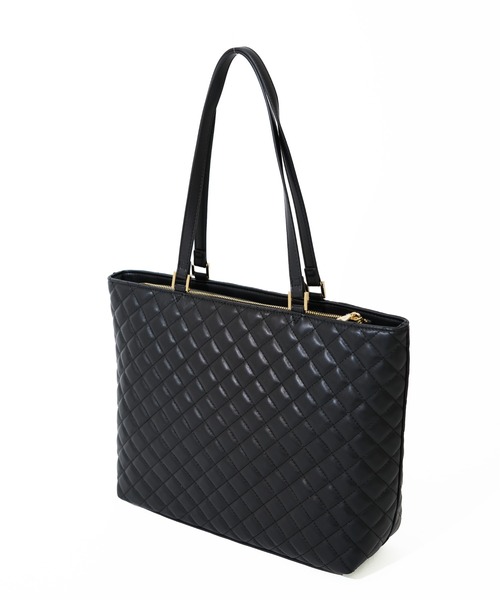 PAUL & JOE ACCESSOIRES(ポールアンドジョーアクセソワ)の「【PAUL & JOE ACCESSOIRES /ポール アンド ジョー アクセソワ 】 QUILTING チャーム付きトートバッグ A4サイズ対応(トートバッグ・レディース・アイボリー/ブラック/ピンク・FREE)」の6枚目の写真