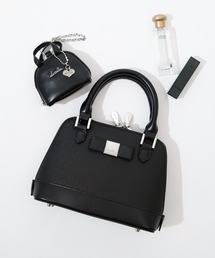 【dazzlin / ダズリン】 バレッタリボン エコバッグ入バッグチャーム付き ミニハンドバッグ