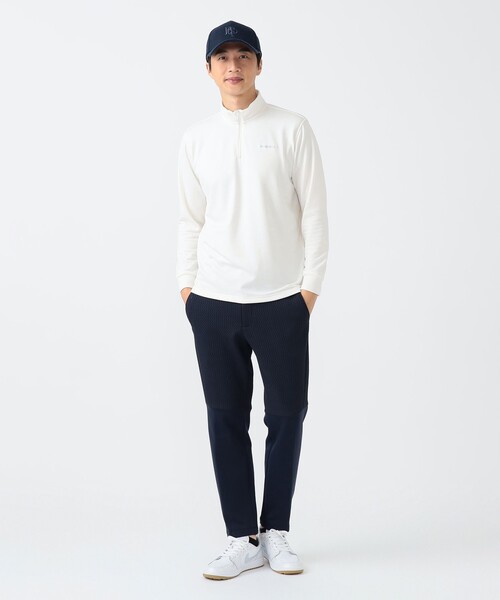 BEAMS GOLF ハーフジップニット オフホワイト BEAMS GOLF ハーフジップニット オフホワイト BEAMS GOLF（ビームス
