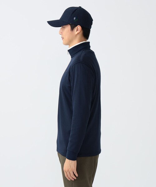 BEAMS GOLF ネイビー ハーフジップジャケット スニードジャック Beams Golf ネイビー ジャケット BEAMS GOLF ネイビー ハーフジップ