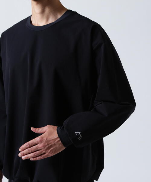CMF OUTDOOR GARMENT（シーエムエフアウトドアガーメント）の「CMF OUTDOOR GARMENT/シーエムエフ アウトドアガーメント　別注SIMPLE SLOW DRY TEE L/S（Tシャツ/カットソー・メンズ・ブラック/グレー・L/XL/M）」の22枚目の写真