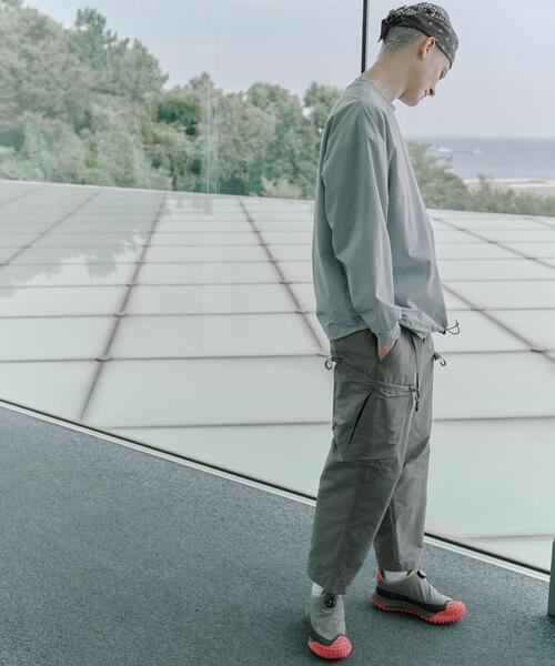 CMF OUTDOOR GARMENT（シーエムエフアウトドアガーメント）の「CMF OUTDOOR GARMENT/シーエムエフ アウトドアガーメント　別注SIMPLE SLOW DRY TEE L/S（Tシャツ/カットソー・メンズ・ブラック/グレー・L/XL/M）」の18枚目の写真