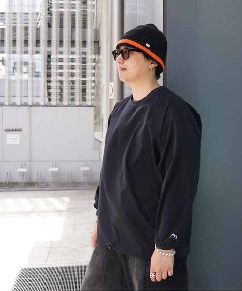 CMF OUTDOOR GARMENT（シーエムエフアウトドアガーメント）の「CMF OUTDOOR GARMENT/シーエムエフ アウトドアガーメント　別注SIMPLE SLOW DRY TEE L/S（Tシャツ/カットソー・メンズ・ブラック/グレー・L/XL/M）」の8枚目の写真