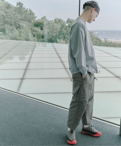 CMF OUTDOOR GARMENT（シーエムエフアウトドアガーメント）の「CMF OUTDOOR GARMENT/シーエムエフ アウトドアガーメント　別注SIMPLE SLOW DRY TEE L/S（Tシャツ/カットソー・メンズ・ブラック/グレー・L/XL/M）」の14枚目の写真