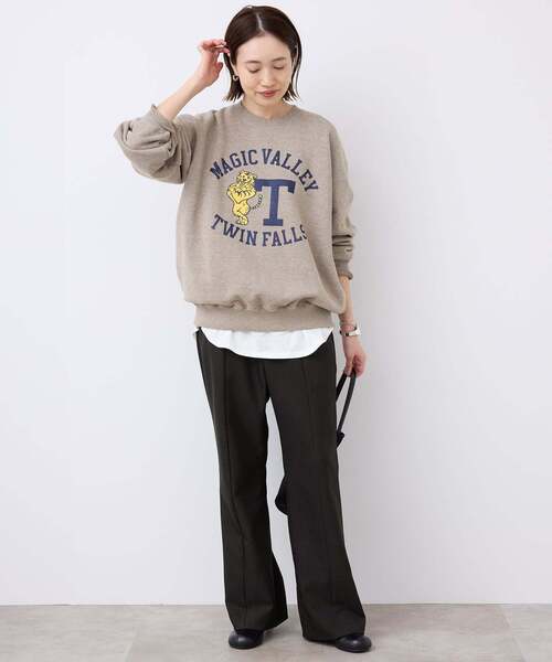 WEBのみ4サイズ展開》ウォッシャブルセミフレアパンツ（その他パンツ