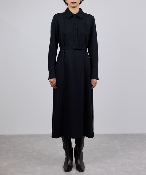 ROPE'（ロペ）の「ウールジャージーワンピース/イージーケア（ワンピース・レディース・ネイビー・FREE）」の18枚目の写真